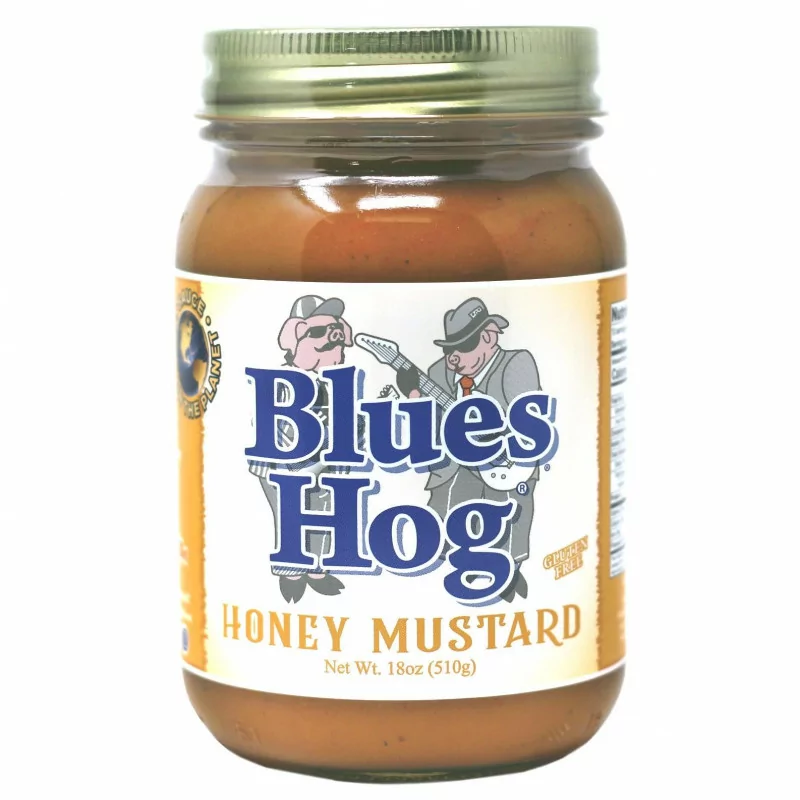 Blues Hog Honey Mustard barbecuesaus Jar