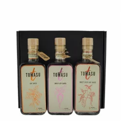 Tomasu - Soy Sauce Set van 3 (Original, Sweet Spicy, Sweet)