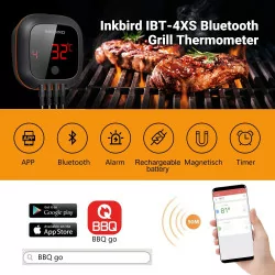 Inkbird Thermometer IBT-4XS (LCD & Bluetooth)