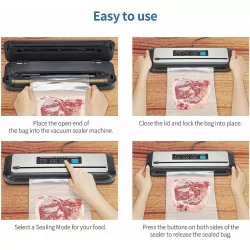 Inkbird INK-VS02 7-in-1 Vacumeermachine, Folie Sealer voor Sous-Vide