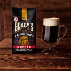 Brady's Barrel-Aged Whiskey Koffie - Zak Gemalen 227gr