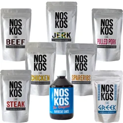 NOSKOS - The Ultimate Set BBQ Rubs & Saus
