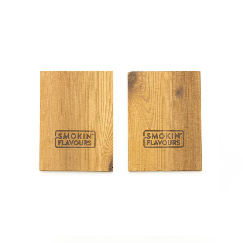 Smokin Flavours - Cederhouten planken 2x (15x11cm)