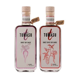 Tomasu - Soy Sauce Set van 2 (Sweet & Sweet Spicy)