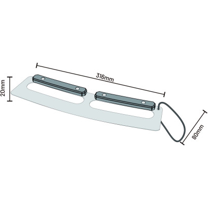 Pizzames Twin 32 cm