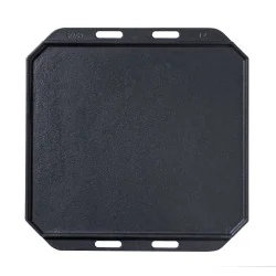 Pan Gietijzer Dubbelzijdig Gebruik met Beukenhout Serveerplank 33 cm