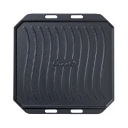 Pan Gietijzer Dubbelzijdig Gebruik met Beukenhout Serveerplank 33 cm