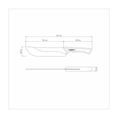 Churrasco Black Vleesmes 20 cm