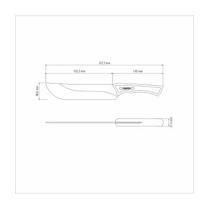 Churrasco Black Vleesmes 20 cm