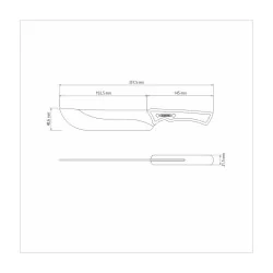 Churrasco Black Vleesmes 20 cm