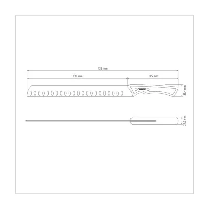 Churrasco Black Snijmes 30 cm