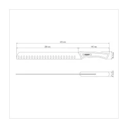 Churrasco Black Snijmes 30 cm