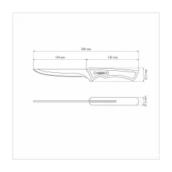 Churrasco Black Uitbeenmes 15 cm