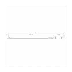 Churasco Barbecuespies Ø 17 mm 75 cm