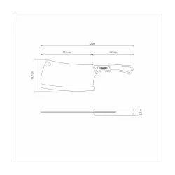 Churrasco Black Hakmes 18 cm