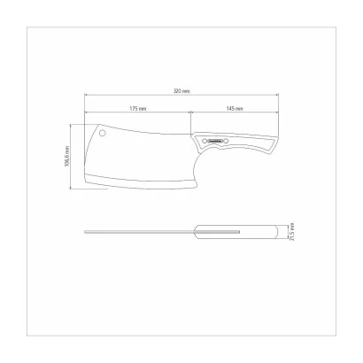 Churrasco Black Hakmes 18 cm