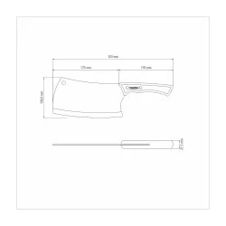 Churrasco Black Hakmes 18 cm
