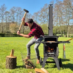 Fikki Outdoor Oven - Black Classic de Luxe