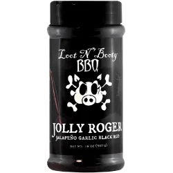 Loot N Booty - Jolly Roger Jalapeno Garlic Black Rub (390gr)