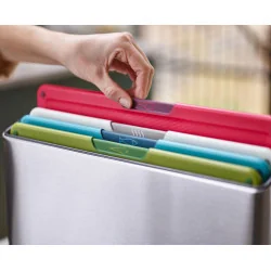 Joseph Joseph - Folio Icon 4 Snijplanken in Stalen Houder