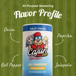 Cajun Two Step - All Purpose Seasoning (salt free)