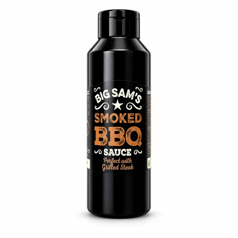 Big Sam's - Smoked BBQ Sauce 525 ml Big Sam's - Smoked BBQ Sauce 525 ml